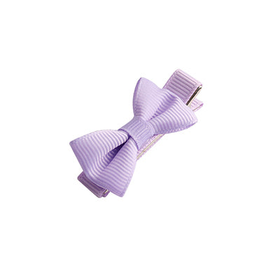 Light purple bow hair